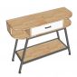 Bàn console 90x30x70cm gỗ cao su CST108