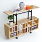 Bàn console ống nước 120x30x90cm gỗ cao su CST110