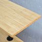 Bàn console ống nước 120x30x90cm gỗ cao su CST110