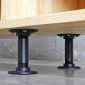 Bàn console ống nước 120x30x90cm gỗ cao su CST110