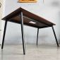 Bàn họp nhỏ 160x80cm gỗ cao su HDG026