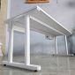 Bàn làm việc có hộp điện 180x70cm gỗ tràm hệ TIO HBTO035