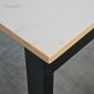 Bàn làm việc có hộp điện 180x80cm gỗ plywood vân giả đá HBRT114