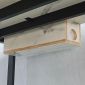 Bàn làm việc có hộp điện 180x80cm gỗ plywood vân giả đá HBRT114