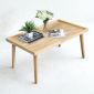 Bàn sofa chữ nhật 100x60x45cm gỗ cao su TT68330