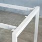 Chân sắt lắp ráp cho bàn góc L 180x160cm sơn tĩnh điện HCRT043