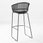 Ghế bar VERTI lưng nhựa chân sắt ST3031B