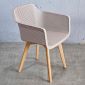 Ghế AIRO nhựa đúc lưng lựa chân gỗ ST3062B
