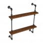 Giá để cơ bi-a ống nước 80x12x90cm gỗ tràm GDBD002