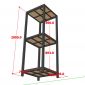 Kệ máy giặt 2 tầng 73x70x200cm gỗ plywood KMG68023