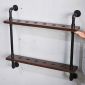 Giá để cơ bi-a ống nước 80x12x90cm gỗ tràm GDBD002