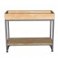 Kệ để cây trang trí 80x30x60cm gỗ cao su KTT68035