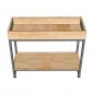 Kệ để cây trang trí 80x30x60cm gỗ cao su KTT68035
