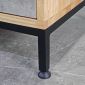 Kệ trang trí 60x40x180cm gỗ cao su KTT68036