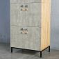 Tủ Locker 8 ngăn ren số 60x45x170cm gỗ cao su THSL010
