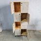 Tủ Locker 8 ngăn ren số 60x45x170cm gỗ cao su THSL010
