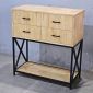 Bàn console 4 ngăn tủ 90x40x100cm gỗ cao su CST109