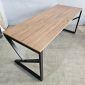 Bàn làm việc 180x70cm gỗ Plywood phủ melamin chân sắt Kconcept HBKC046