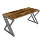 Bàn làm việc 160x70cm gỗ tràm chân chữ X GD68109