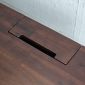 Bàn làm việc có hộp điện 140x70cm gỗ tràm HBRT116