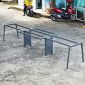 Chân sắt lắp ráp cho bàn họp 486x120cm sơn tĩnh điện CHDG019