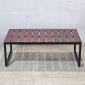Ghế băng dài 120x60x45cm gỗ cao su GBD057