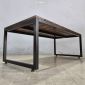 Ghế băng dài 120x60x45cm gỗ cao su GBD057