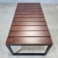 Ghế băng dài 120x60x45cm gỗ cao su GBD057