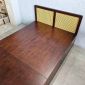 Giường đơn 203x120x75cm gỗ cao su GN68053