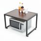 Kệ lò vi sóng gỗ cao su 56x40x33cm gỗ cao su KVS68006