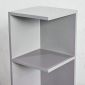 Kệ góc tường 30x30x120cm gỗ cao su 5 tầng KGT68049