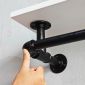 Giá treo khăn ống nước 110x20cm gỗ cao su KPT68044