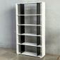 Kệ sách 5 tầng 90x25x160cm gỗ cao su KS68338