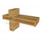 Bàn thờ hình thánh giá gỗ cao su BTHG001