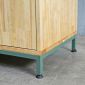 Kệ bếp đa năng 120x40x185cm gỗ cao su KB68071