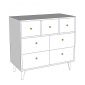 Tủ đồ phòng ngủ 90x45x80cm gỗ cao su TQA68071