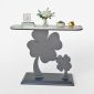 Bàn console DOULUCK 120x30x85cm mặt đá chân sắt CST070