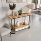 Bàn Console 120x40x85cm gỗ cao su CST111
