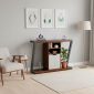 Bàn Console 120x30x85cm gỗ cao su chân chữ Z CST097