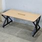Bàn họp di động 160x80cm gỗ plywood chân chữ K FOS020