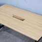 Bàn họp di động 160x80cm gỗ plywood chân chữ K FOS020