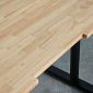 Bàn làm việc chữ L 120x100cm gỗ cao su hệ TIO HBTO037