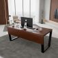 Bàn giám đốc 180x80cm gỗ cao su BGD68079