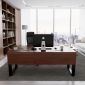 Bàn giám đốc 180x80cm gỗ cao su BGD68079