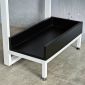 Bàn máy tính liền kệ 120x60cm gỗ cao su COD68065