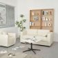 Bàn sofa 60x60cm gỗ plywood vân giả đá TT68335