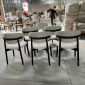 Ghế ăn gỗ Ash nệm bọc vải GCF312
