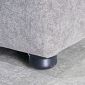 Đôn ghế sofa vuông bọc vải nhung GDSF014