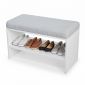 Ghế ngồi thay giày bọc nệm 70x35x45cm gỗ cao su KG68097