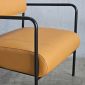 Ghế sofa đơn bọc da simili khung sắt GSD68099